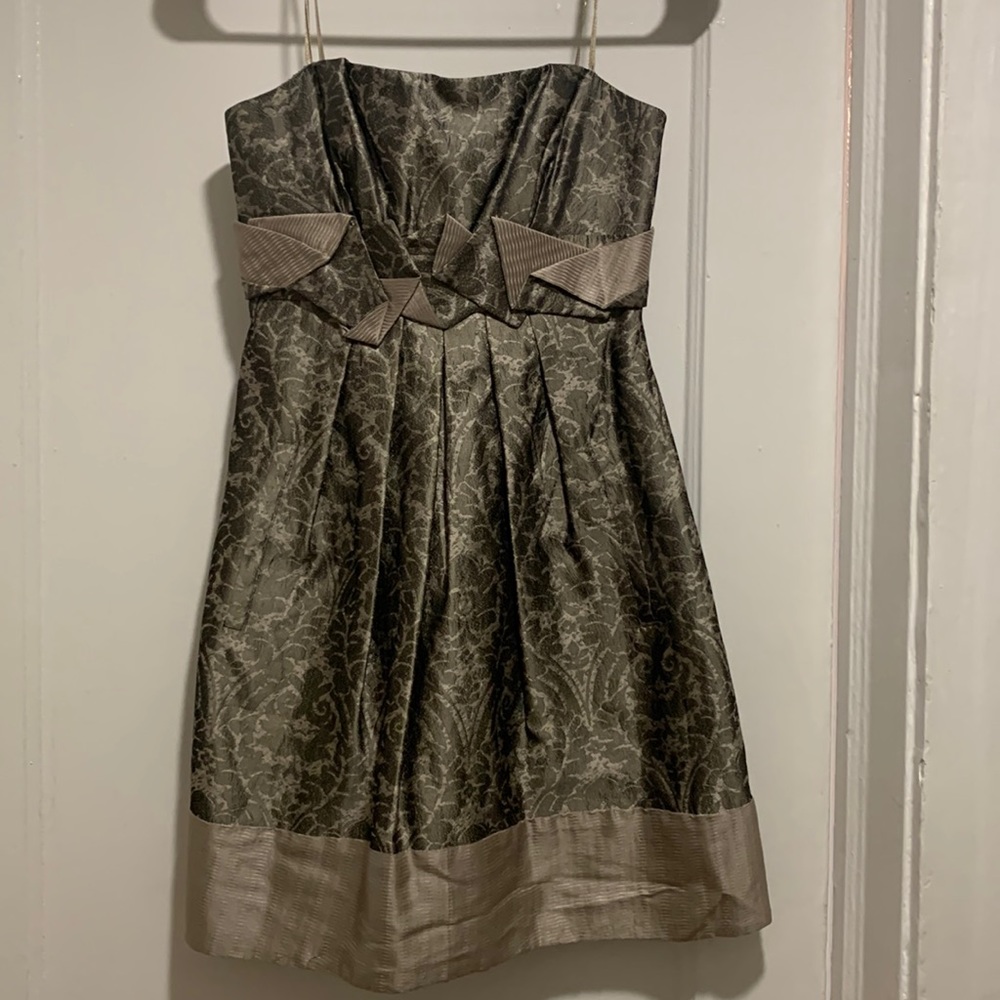 BCBG strapless cocktail dress